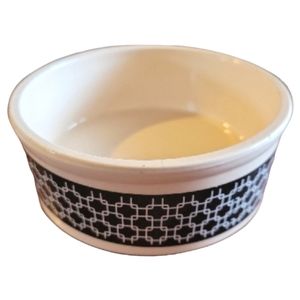 HP 😊 Vtg PT Pet Food Dog Cat Puppy Kitty Water Food Snack Bowl Dish Ceramic